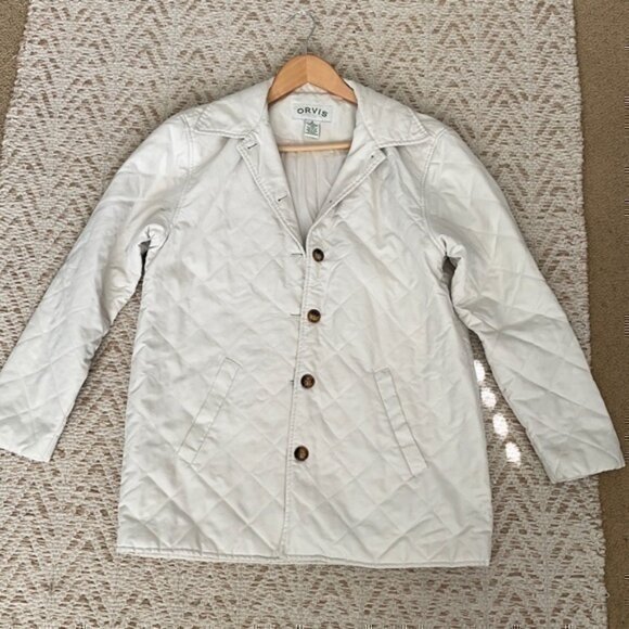 Orvis Quilted Jacket small cream - Picture 1 of 8